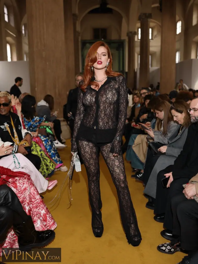 Bella Thorne Braless Sheer See Through Top Set Leaked 9