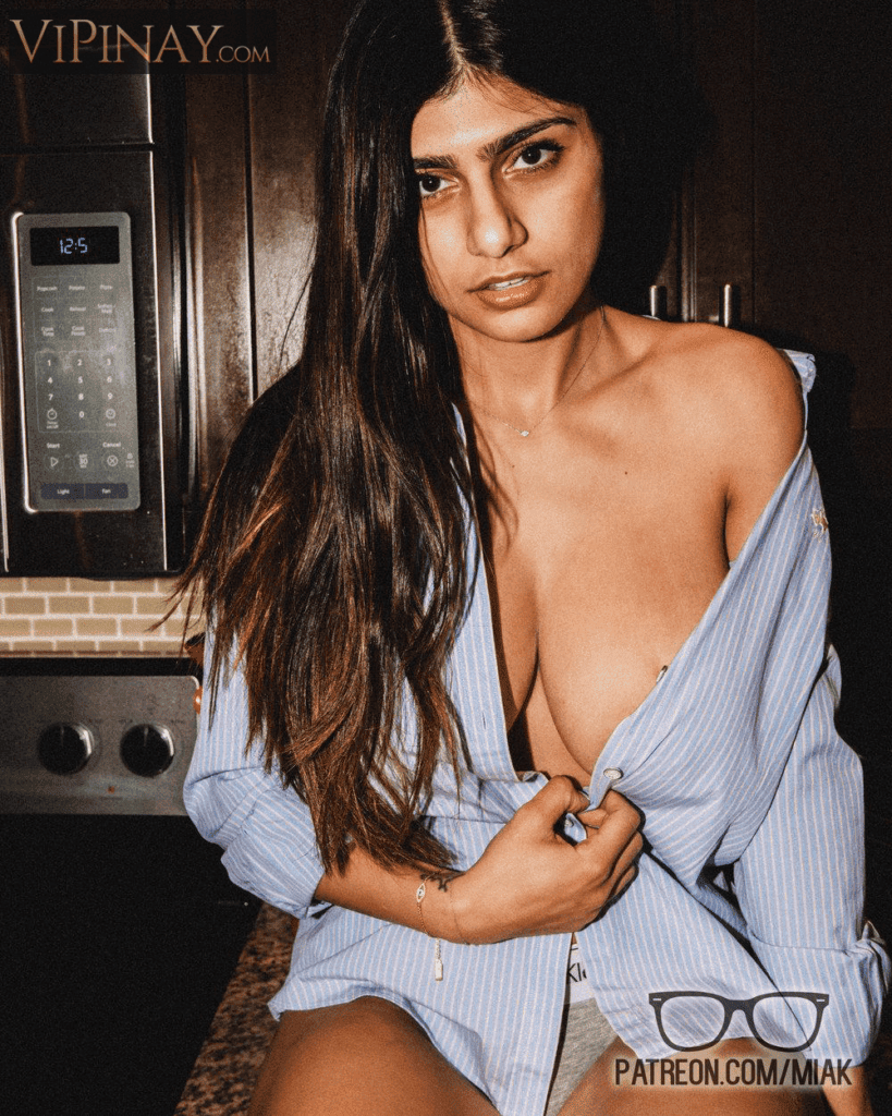 Mia Khalifa Sexy Lingerie Tease Photoshoot Set Leaked 16